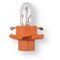 Lampadina quadro 12V 1,12W attacco BX8.4d colore arancio